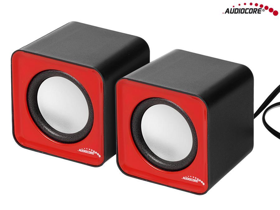  - Incom Group
 5902211103592 Głośniki Audiocore AC870 R komputerowe 6W USB Red&Black