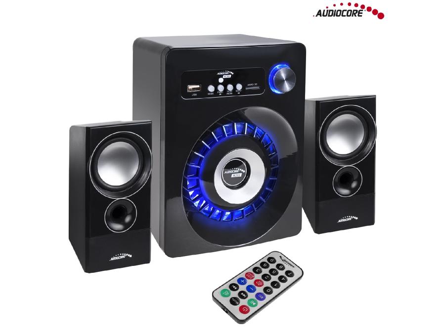  - Incom Group
 5902211110682 Głośniki Bluetooth Audiocore AC910 2.1, radio FM, wejście kart TF, AUX, zasilanie USB