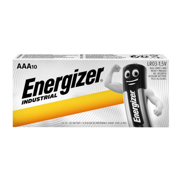  - Incom Group
 7638900361063 Bateria alkaliczna Energizer Industrial LR03 AAA x10 szt.