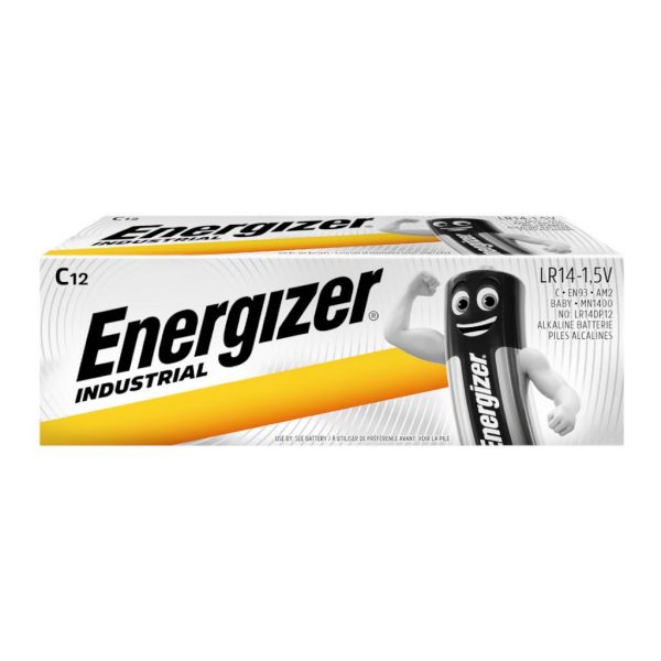 Bateria alkaliczna Energizer Industrial LR14 C x12 7638900361070  - Incom Group
