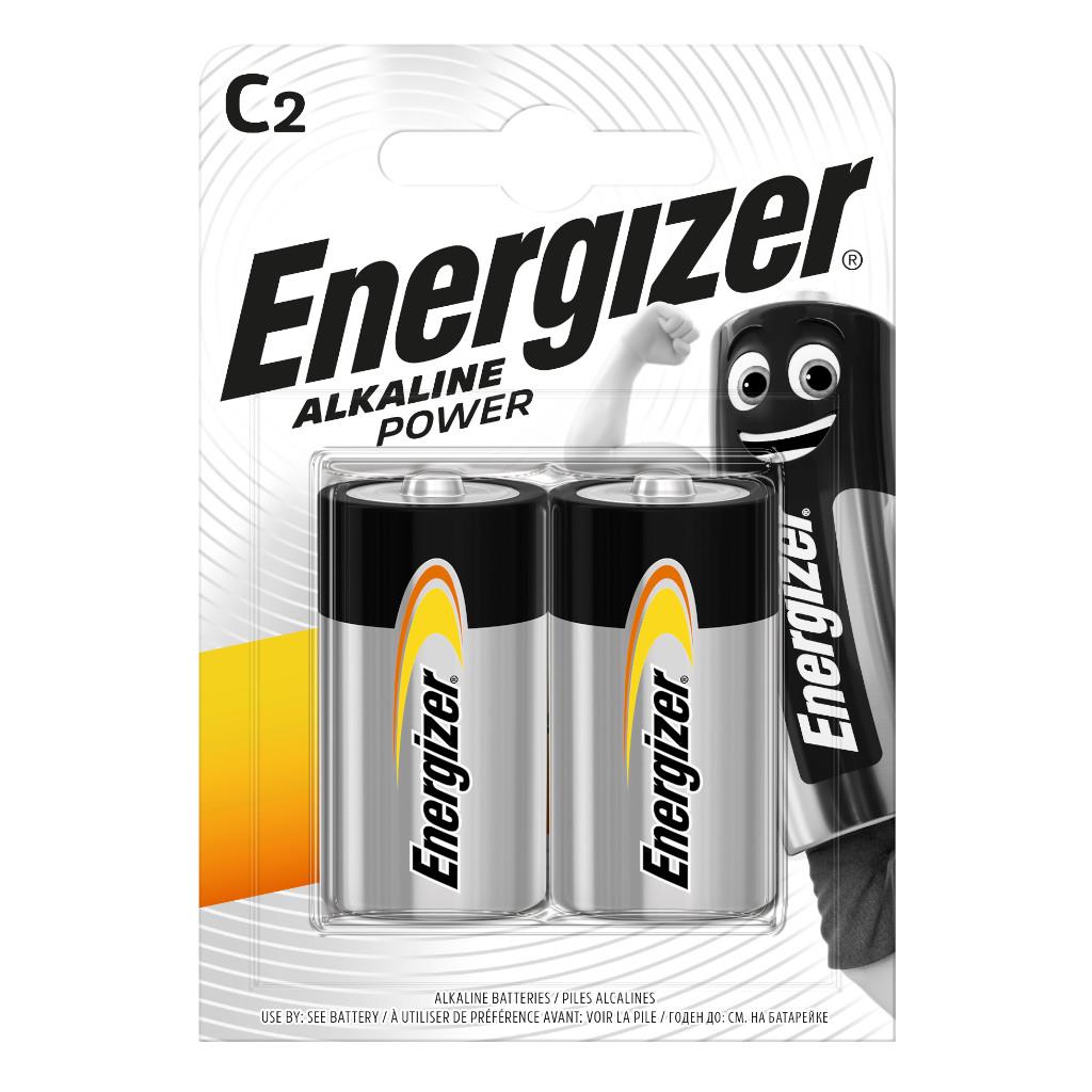 Bateria alkaliczna Energizer C / LR14 Alkaline Power - 2 sztuki (blister) 7638900297324  - Incom Group
