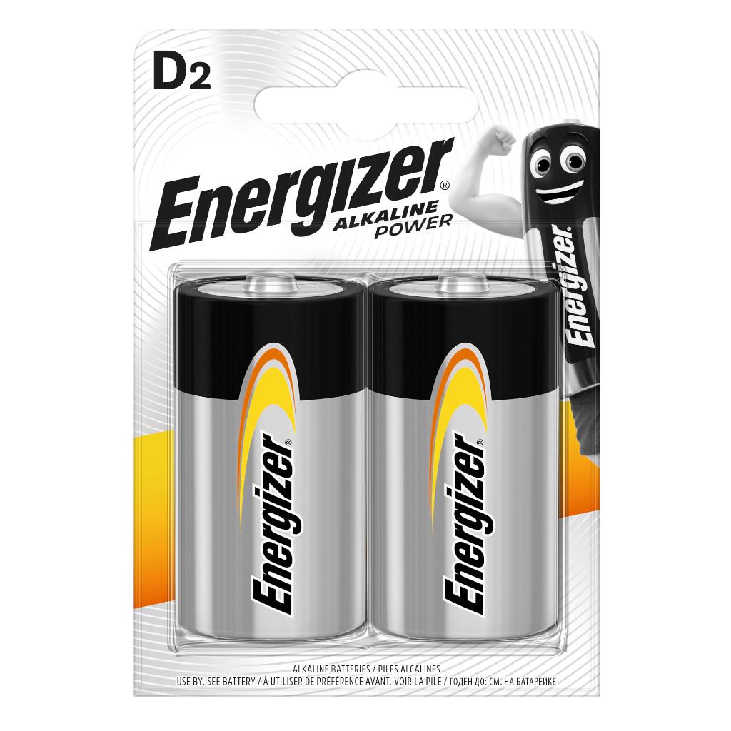 Bateria alkaliczna Energizer Alkaline Power D / LR20 - 2 sztuki (blister) 7638900297331  - Incom Group
