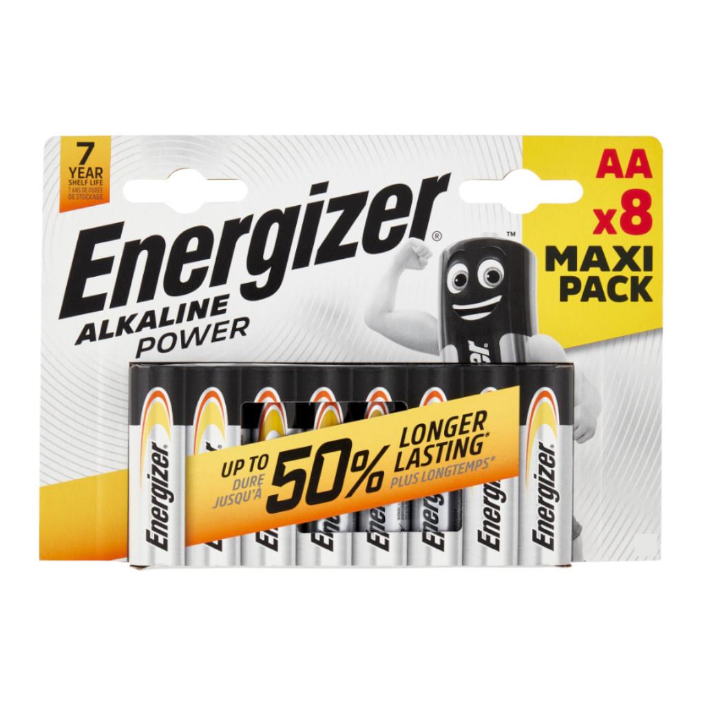 Bateria alkaliczna Energizer Alkaline Power AA / LR6 - 8 sztuk (blister)  - Incom Group
 7638900410686