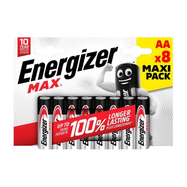  - Incom Group
 Bateria alkaliczna Energizer MAX AA / LR6 - 8 sztuk (blister) 7638900437720