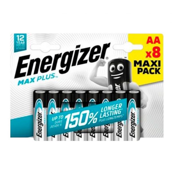 7638900437362  - Incom Group
 Bateria alkaliczna Energizer MAX Plus AA / LR6 (blister) - 8 sztuk