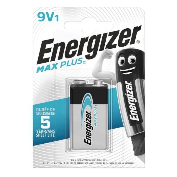 7638900423389 Bateria alkaliczna Energizer Max Plus 6LR61 9V (R9*) - 1 sztuka (blister)  - Incom Group
