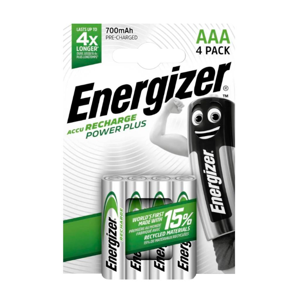 7638900417005 Akumulatorki Energizer R03/AAA Ni-MH 700mAh Power Plus - 4 sztuki  - Incom Group
