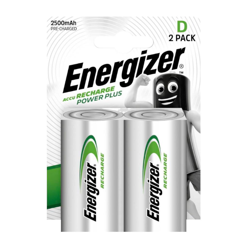 Akumulatorki Energizer R20 D Ni-MH 2500mAh - 2 sztuki  - Incom Group
 7638900138757