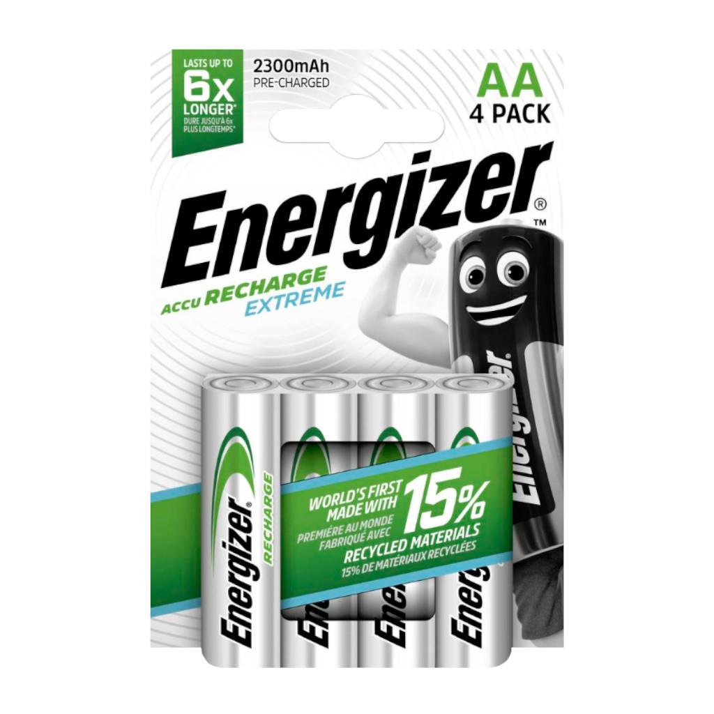 Akumulatorki Energizer R6/AA Ni-MH 2300mAh Extreme - 4 sztuki (blister)  - Incom Group
 7638900416893