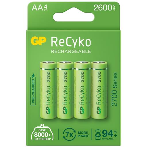  - Incom Group
 4891199186400 Akumulatorki AA / R6 GP ReCyko 2700 Series Ni-MH 2600mAh blister 4 sztuki