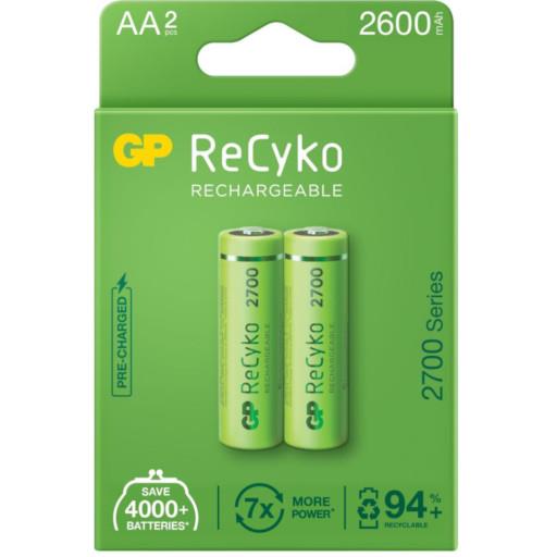  - Incom Group
 Akumulatorki AA / R6 GP ReCyko 2700 Series Ni-MH 2600mAh blister 2 sztuki 4891199186370