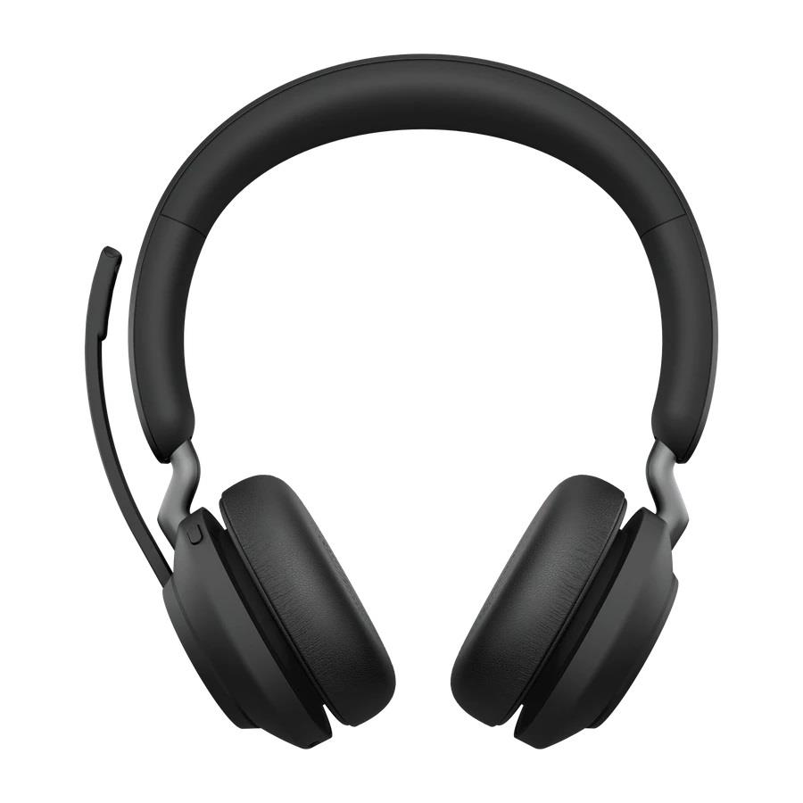 Słuchawki bezprzewodowe z mikrofonem Jabra Evolve2 65 Link380a MS Stereo Black 5706991022803  - Incom Group
