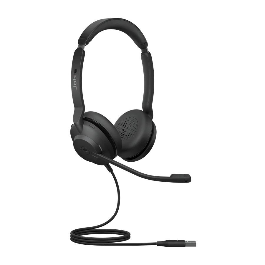 5706991024685 Słuchawki przewodowe z mikrofonem Jabra Evolve2 30 USB-A MS Stereo Black  - Incom Group
