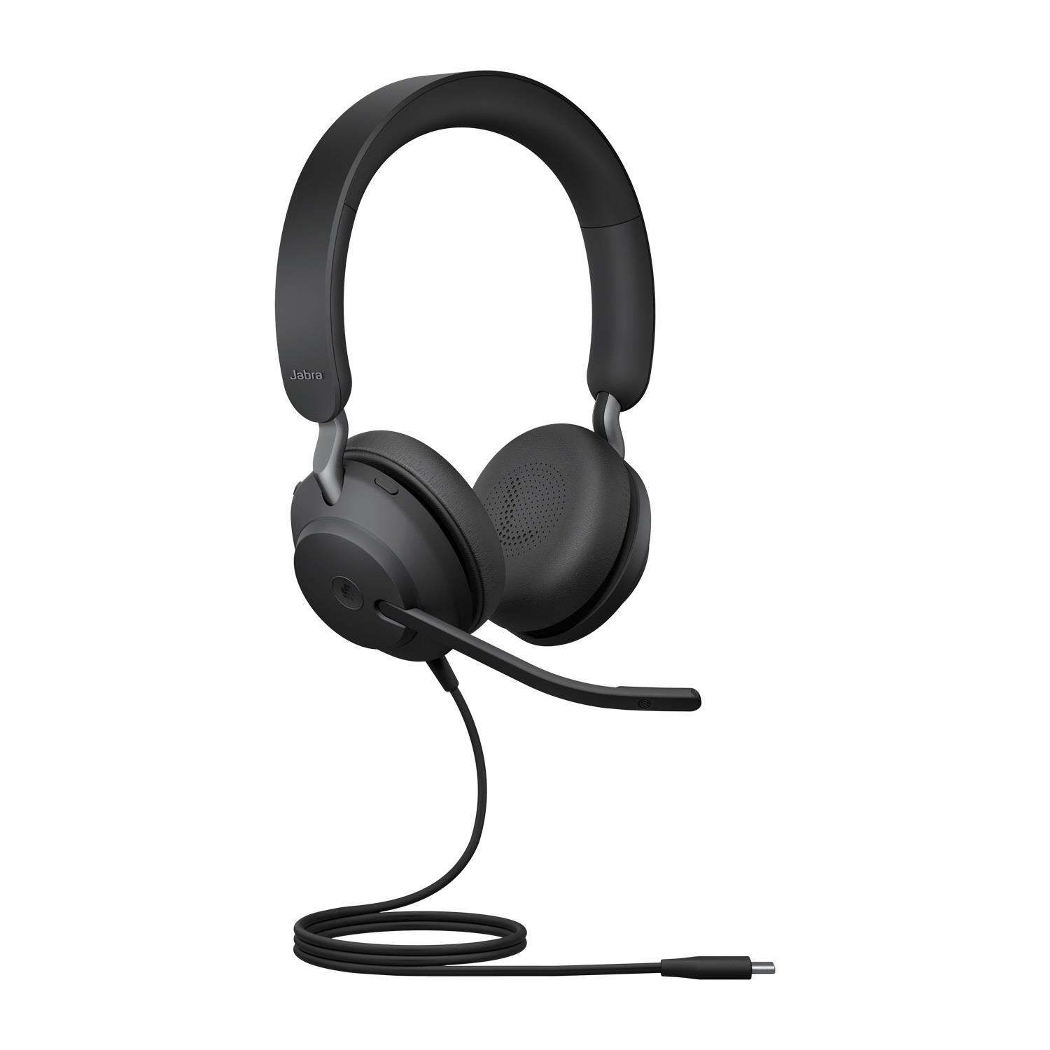 Słuchawki przewodowe z mikrofonem Jabra Evolve2 40 USB-C MS Stereo  - Incom Group
 5706991022780