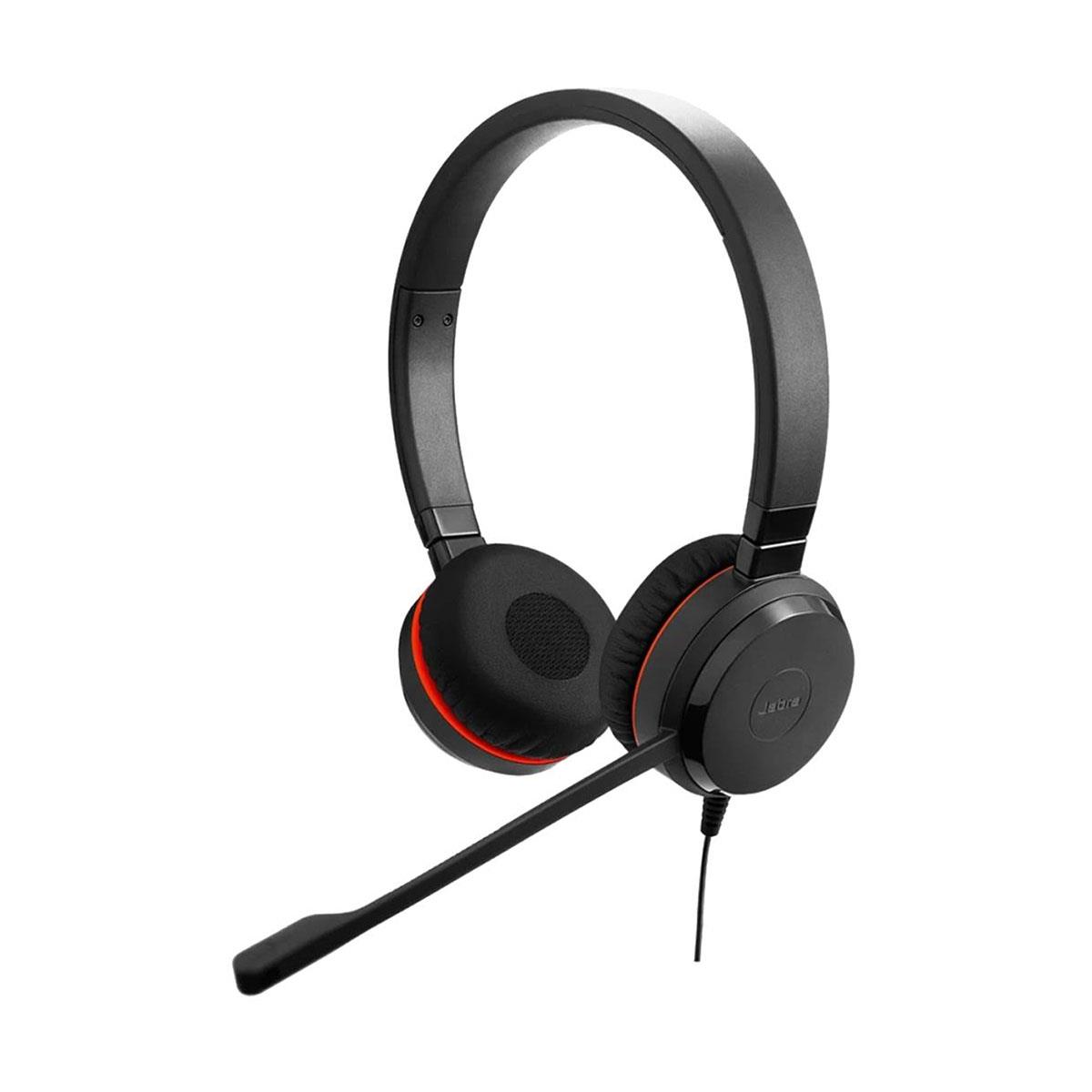 Słuchawki z mikrofonem Jabra Evolve 20 Stereo UC Leatherette przewodowe 5706991021134  - Incom Group
