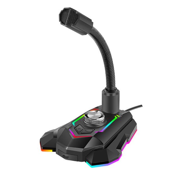 6932391923450 Mikrofon przewodowy Marvo MIC-05 Gaming, RGB, Magic Voice, Port USB  - Incom Group
