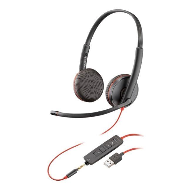  - Incom Group
 0197497213843 Słuchawki z mikrofonem Poly Blackwire 3225 Stereo USB-A Headset (Bulk)