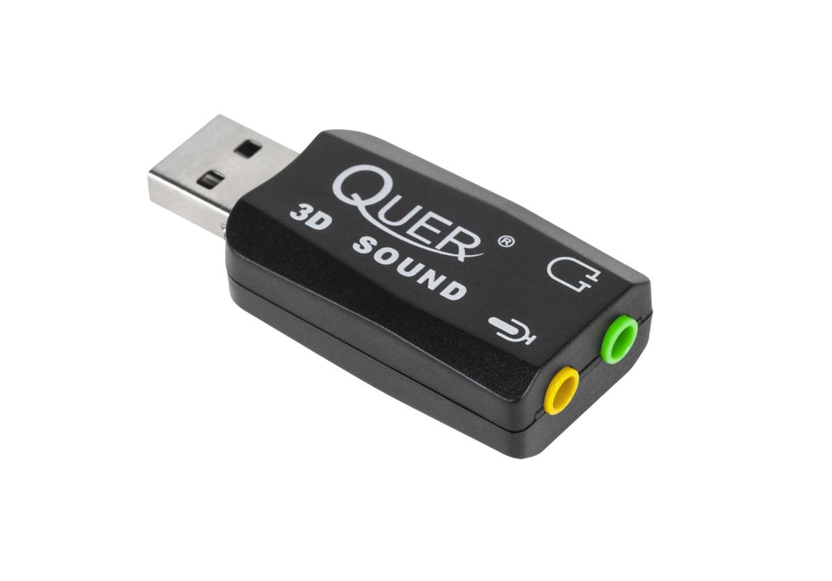 5901890001014 Karta dźwiękowa Quer USB 5.1  - Incom Group
