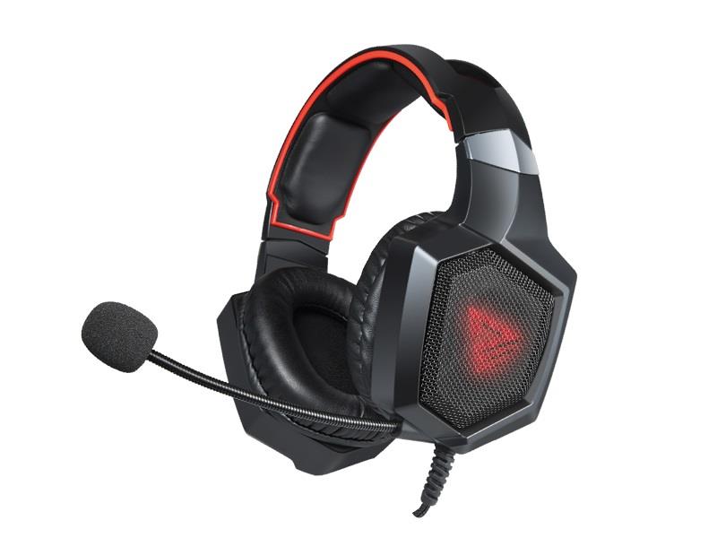 Słuchawki z mikrofonem SAVIO FORGE Stereo Gaming wokółuszne Jack 3.5mm + USB 5901986045489  - Incom Group
