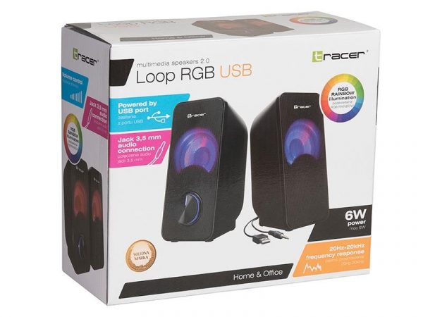  - Incom Group
 Głośniki Tracer 2.0 Loop RGB USB 5907512863817