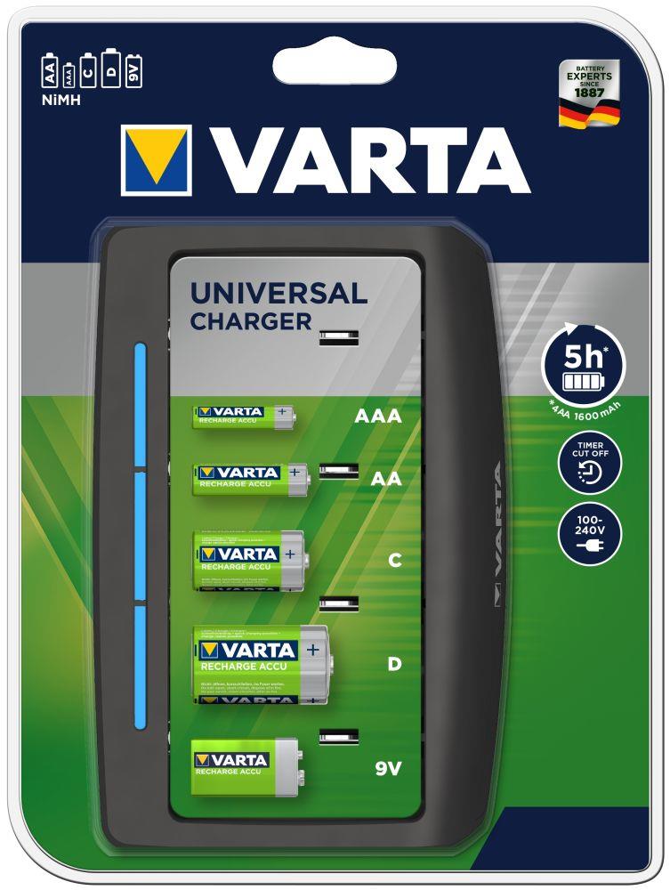  - Incom Group
 Ładowarka akumulatorków VARTA Universal Charger 4008496850754