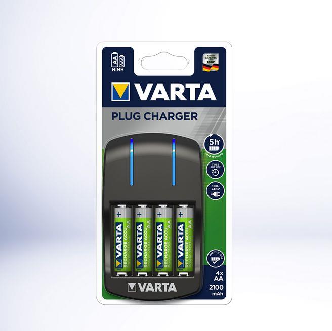 Ładowarka akumulatorków VARTA PLUG CHARGER  - Incom Group
 4008496850723