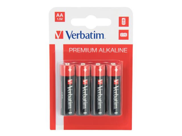 Bateria Verbatim LR6 AA (4 szt blister)  - Incom Group
 0023942499213