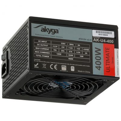  - Incom Group
 5901720131423 Zasilacz ATX 400W Akyga Ultimate AK-U4-400 80+ Bronze Fan12cm P8 6xSATA 2xPCI-E