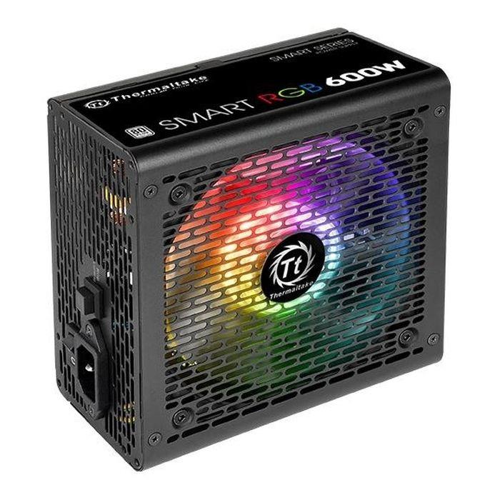 Zasilacz Thermaltake Smart RGB 600W 120mm 80+ aPFC  - Incom Group
 4711246870468