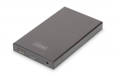 4016032423928 Obudowa Digitus USB 3.0 na dysk SSD/HDD 2.5" SATA III, 9.5/7.5mm, aluminiowa  - Incom Group
