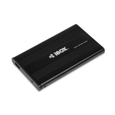 Obudowa na dysk iBOX HD-01 2.5" USB 2.0 czarna, aluminium 5901443052647  - Incom Group
