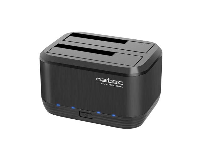  - Incom Group
 Stacja dokująca HDD/SSD Natec Kangaroo Dual SATA 2.5" + 3.5" USB 3.0 + zasilacz 5901969407907