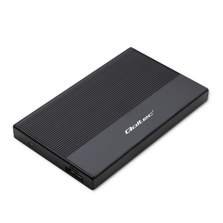 Obudowa/kieszeń Qoltec na dysk SSD HDD 2.5" | SATA | USB 3.0 | Super speed 5Gb/s | 2TB | Czarny  - Incom Group
 5901878522777