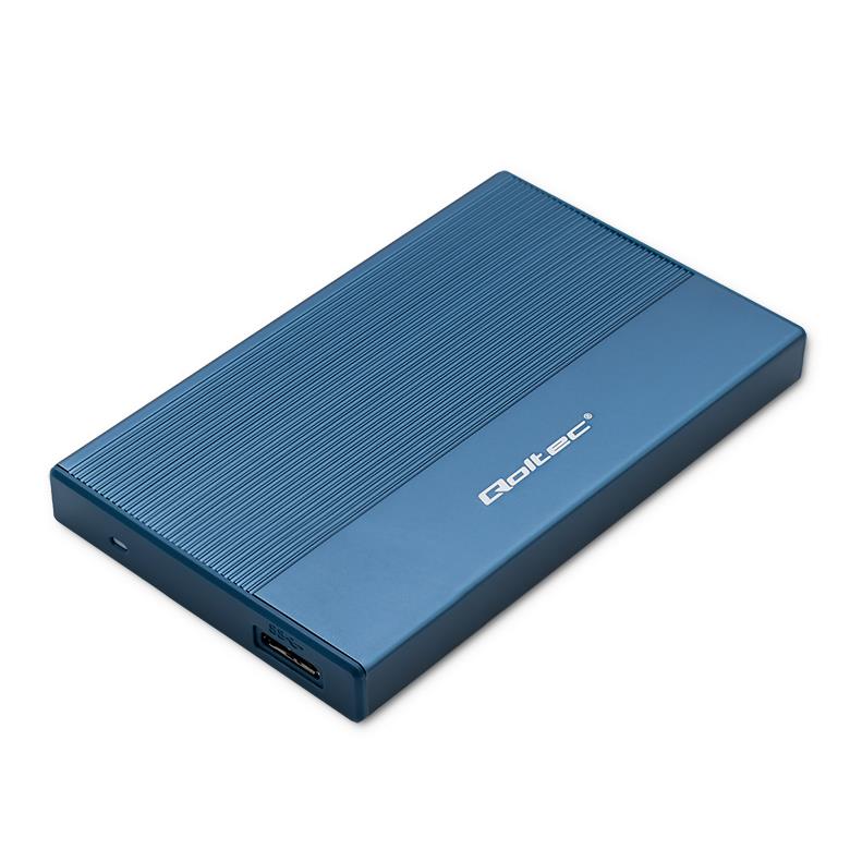 5901878522760  - Incom Group
 Obudowa/kieszeń Qoltec na dysk SSD HDD 2.5" | SATA | USB 3.0 | Super speed 5Gb/s | 2TB | Niebieski