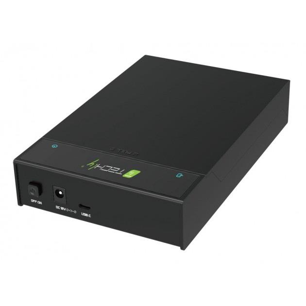  - Incom Group
 8054529028757 Obudowa na dysk Techly SATA 2.5"/3.5", USB-C 3.1, aluminiowa, czarna