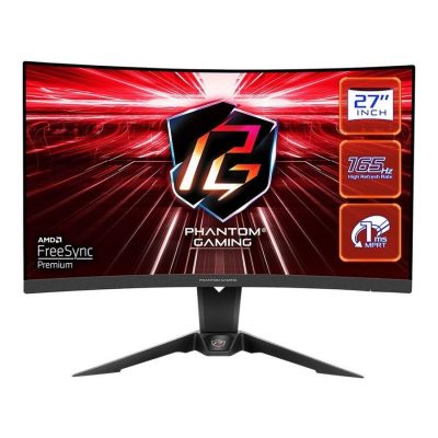 Monitor ASRock 27" Curved Phantom Gaming Monitor PG27Q15R2A 2xHDMI DP WiFi głośniki 2x2W  - Incom Group
 4710483937699