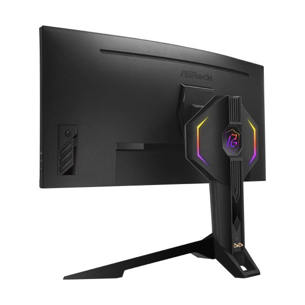 Monitor ASRock 34" Curved Phantom Gaming Monitor PG34WQ15R3A 2xHDMI DP USB-C WiFi głośniki 2x2W 4710483937446  - Incom Group
