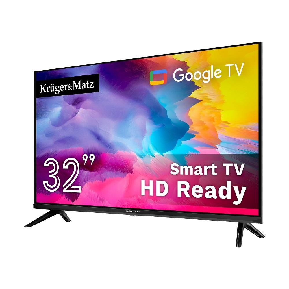  - Incom Group
 5901890065450 Telewizor Kruger&Matz 32" HD Google TV, DVB-T2/S2/T/C H.265 HEVC