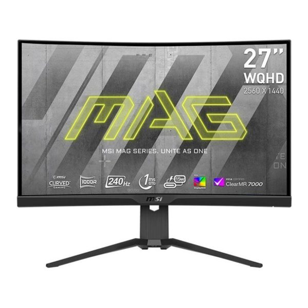 4711377082983 Monitor MSI 27" MAG 275CQRXF 2xHDMI DP USB-C  - Incom Group
