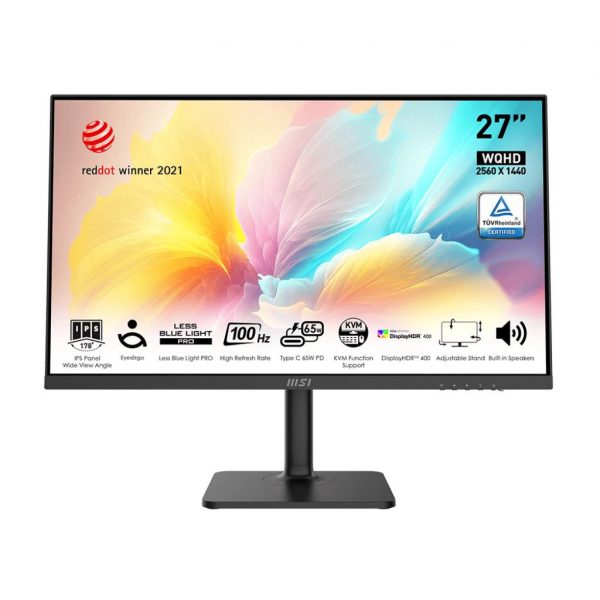  - Incom Group
 Monitor MSI 27" Modern MD272QXP HDMI DP USB-C głośniki 4711377078726