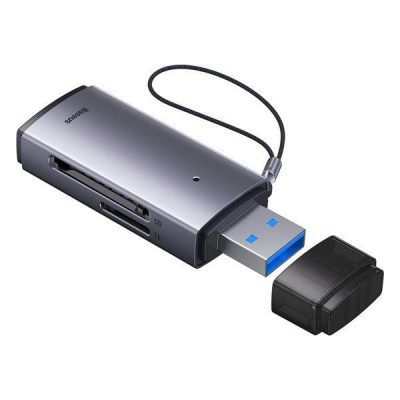 Czytnik kart Baseus WKQX060013 USB 3.0 SD i microSD  - Incom Group
 6932172608194