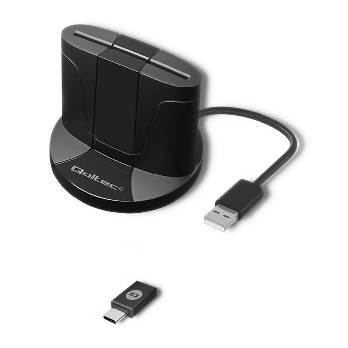  - Incom Group
 Czytnik kart chipowych ID Qoltec SCR-0632 | USB 2.0 + adapter USB-C 5901878506326