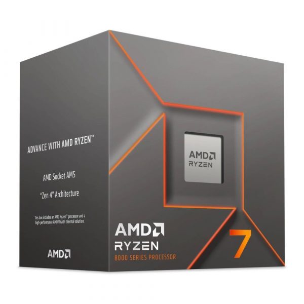 Procesor AMD Ryzen 7 8700F S-AM5 4.10/5.00GHz BOX 0730143316699  - Incom Group
