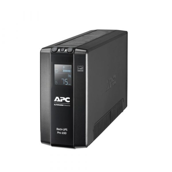 Zasilacz awaryjny UPS APC BR650MI Back UPS Pro BR 650VA, 6 Outlets, AVR, LCD Interface 0731304346937  - Incom Group
