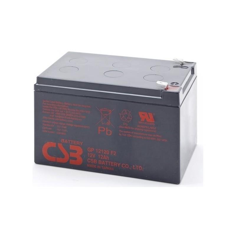 5904006036979 Akumulator żelowy CSB GP12120 F2 12V 12Ah  - Incom Group
