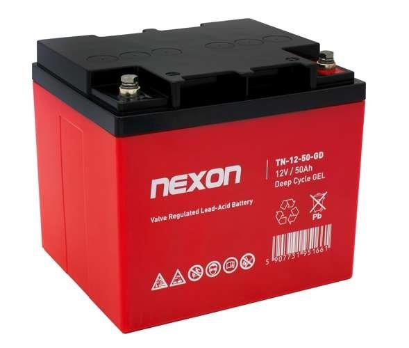  - Incom Group
 5907731951661 Akumulator żelowy Nexon TN-GEL 12V 50Ah long life(12l) - głębokiego rozładowania i pracy cyklicznej