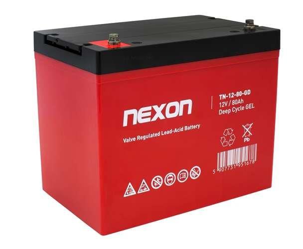  - Incom Group
 Akumulator żelowy Nexon TN-GEL 12V 80Ah long life(12l) - głębokiego rozładowania i pracy cyklicznej 5907731951678