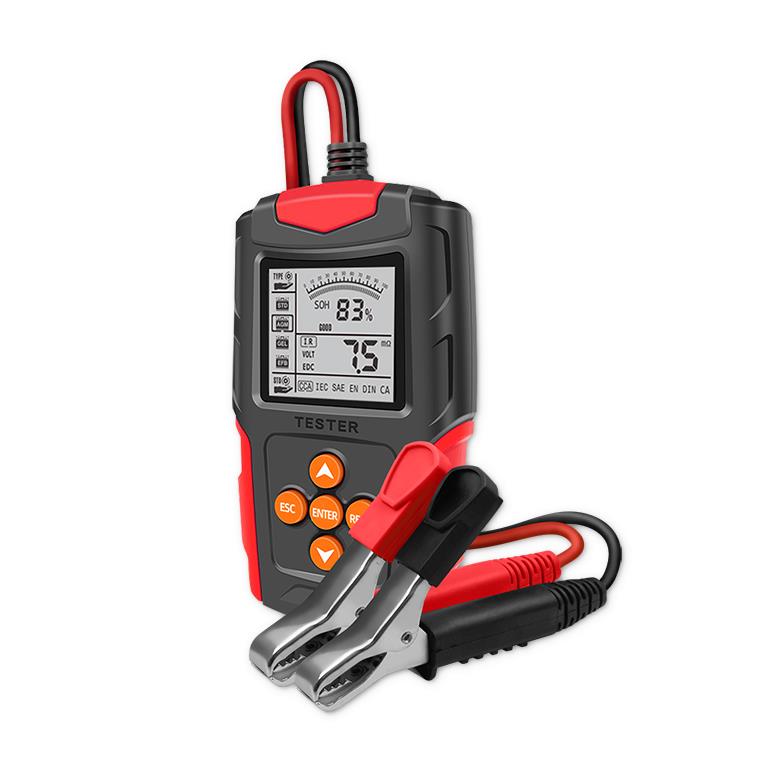 Tester cyfrowy Qoltec akumulatora z wyświetlaczem LCD | 12V | 24V | 3Ah-200Ah  - Incom Group
 5901878524849