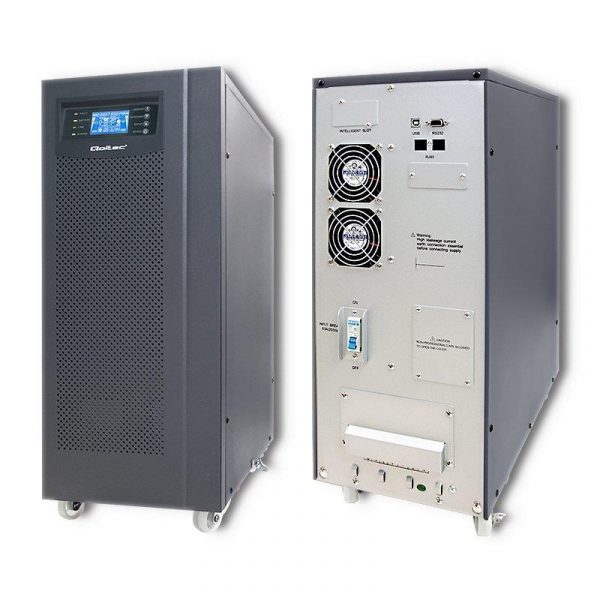  - Incom Group
 5901878530444 Zasilacz awaryjny UPS Qoltec | On-line | Pure Sine Wave | 10kVA | 8kW | LCD | USB