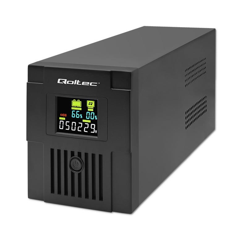 5901878537702  - Incom Group
 Zasilacz awaryjny UPS Qoltec Monolith | 1500VA | 900W | LCD | USB